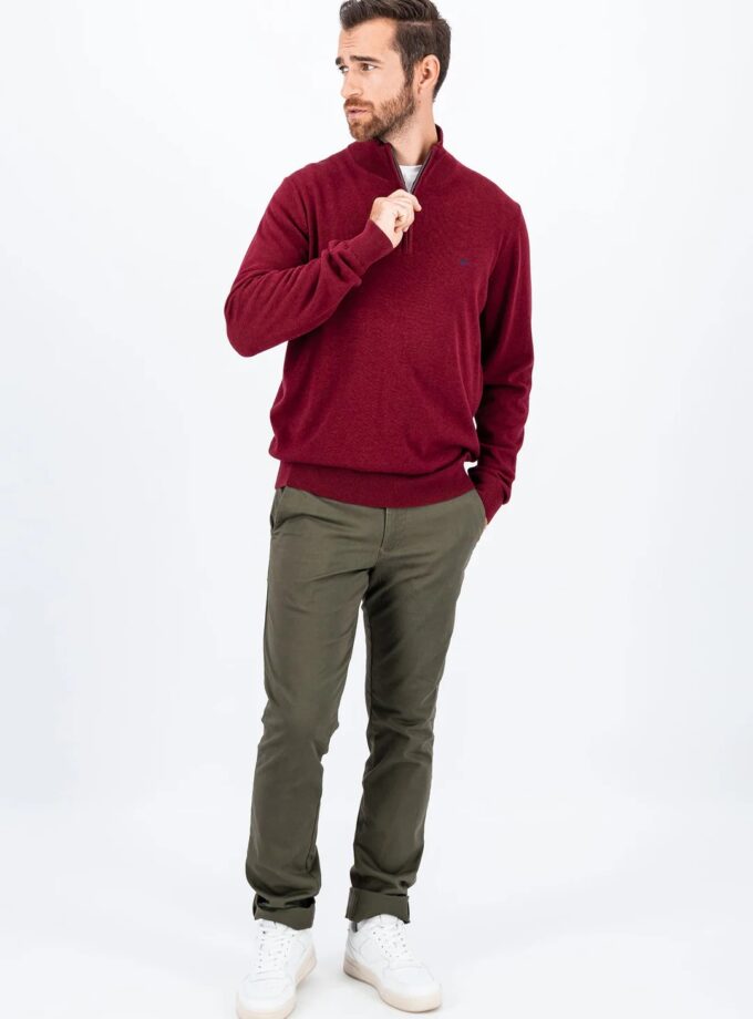 Πλεκτό - Πουλόβερ Fynch Hatton FH24W016 Ruby red