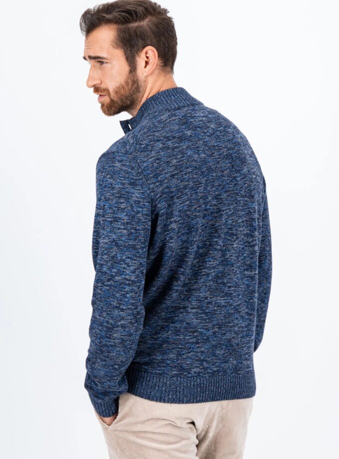 Πλεκτό - Πουλόβερ Fynch Hatton FH24W018 Navy Troyer