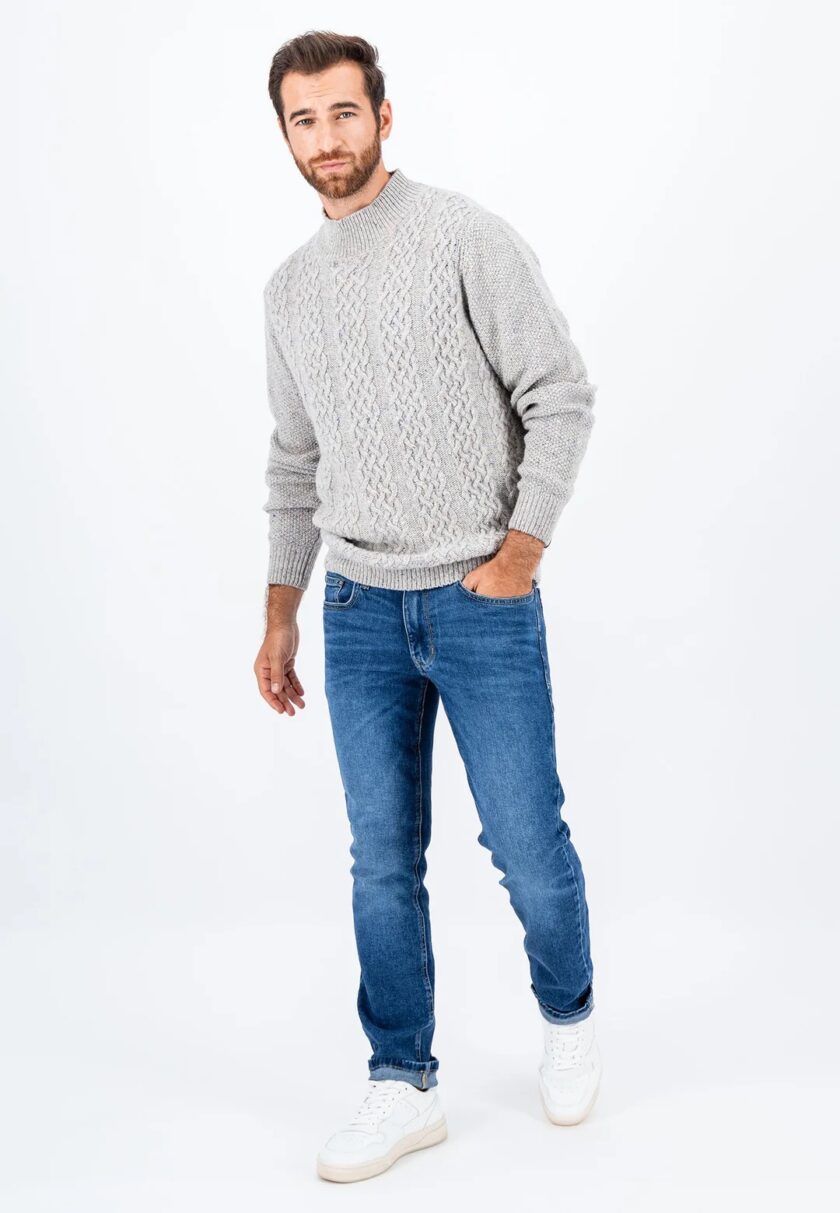 Πλεκτό-Πουλόβερ Fynch Hatton FH24W021 Wool Winter White 7