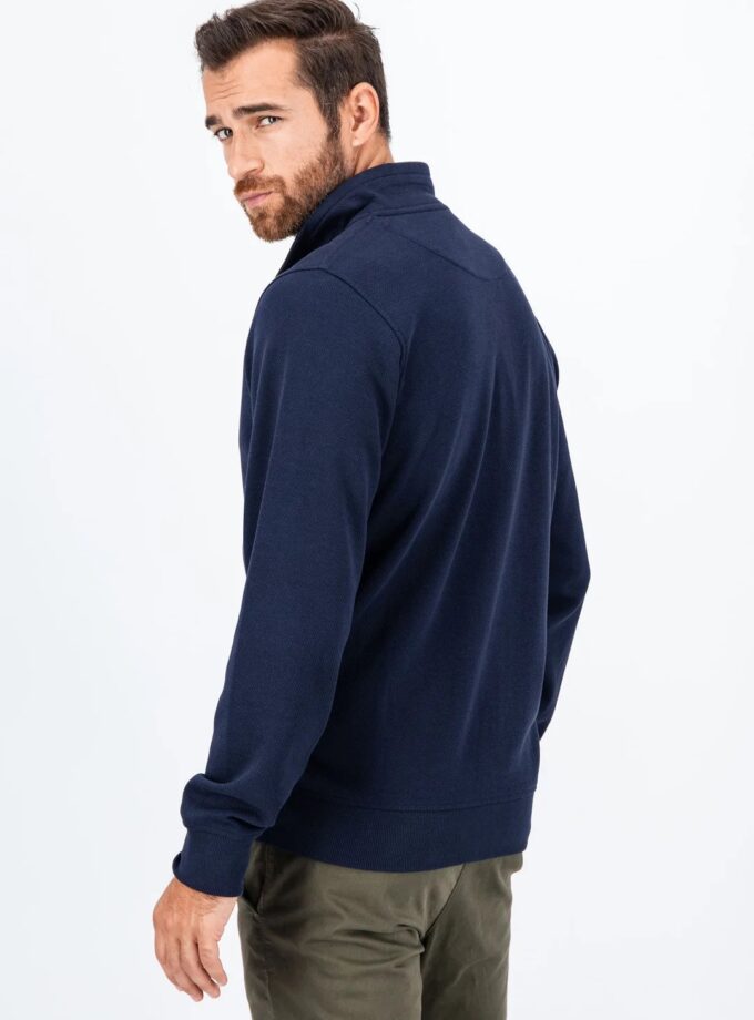 Ζακέτα Fynch Hatton FH24W022 Fullzip navy-red