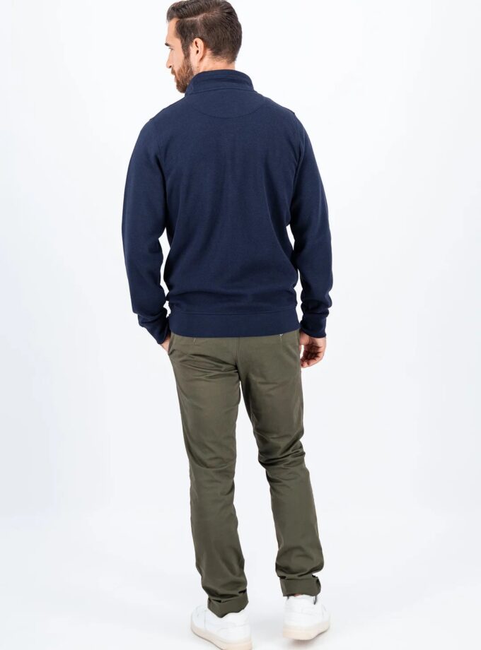 Ζακέτα Fynch Hatton FH24W022 Fullzip navy-red