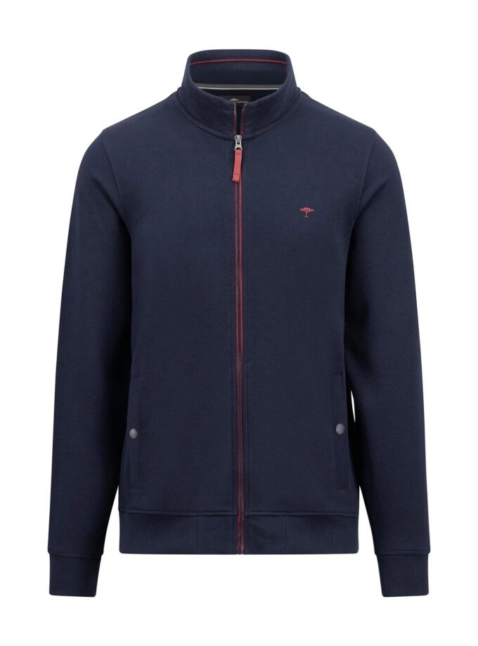 Ζακέτα Fynch Hatton FH24W022 Fullzip navy-red