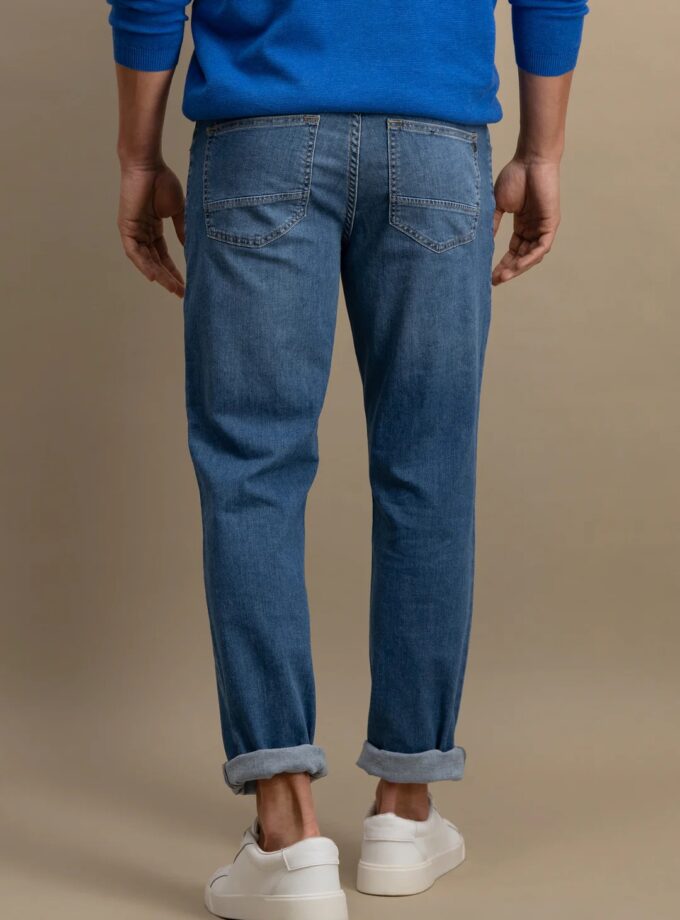 ΠΑΝΤΕΛΟΝΙ Fynch Hatton FH25S033 Soft-Jeans Light blue