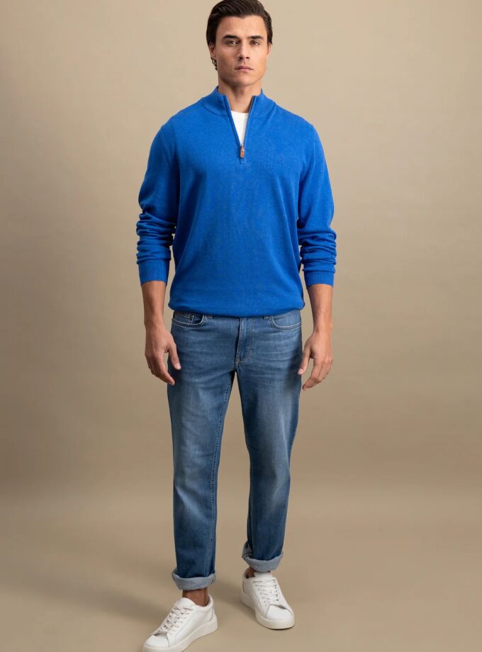 ΠΑΝΤΕΛΟΝΙ Fynch Hatton FH25S033 Soft-Jeans Light blue