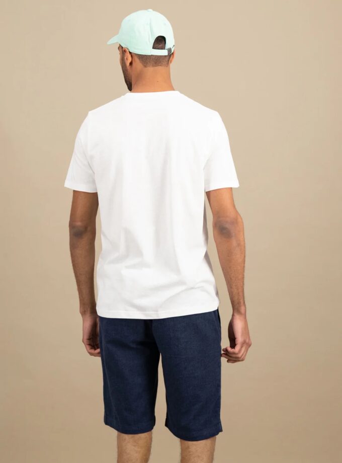 T-Shirt Μπλούζα Fynch Hatton FH25S023 Logoprint White