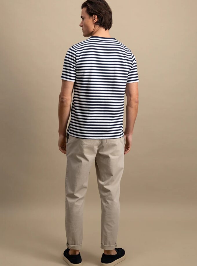 T-Shirt Μπλούζα Fynch Hatton FH25S029 Stripes Navy