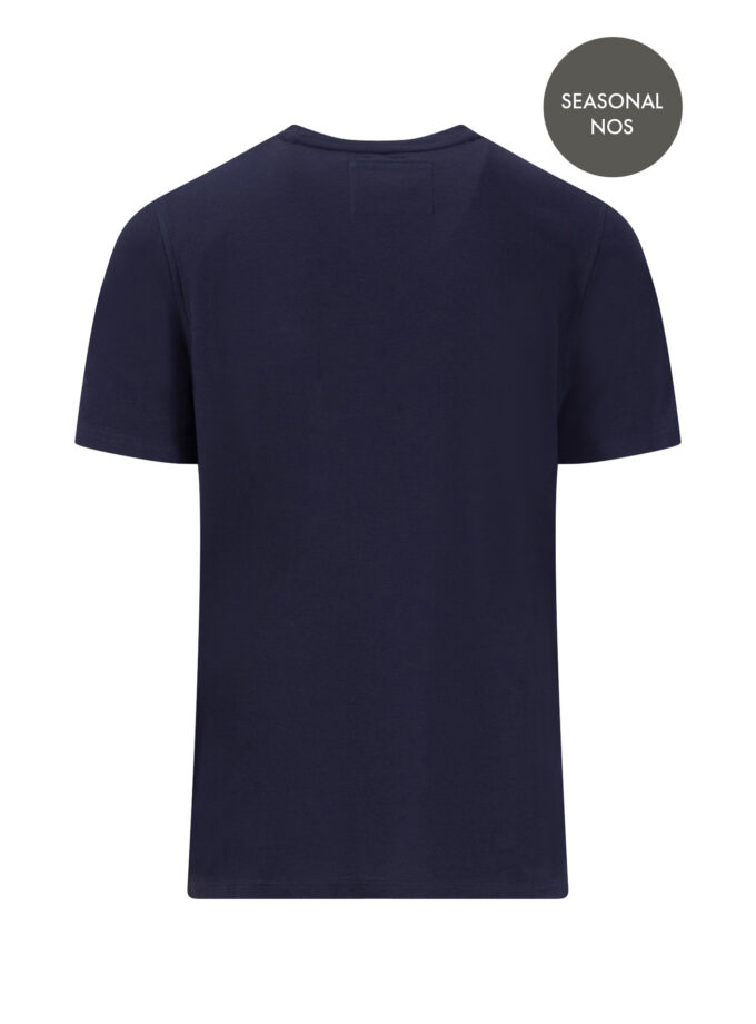 T-Shirt Μπλούζα Fynch Hatton FH25S030 Navy soft piquet