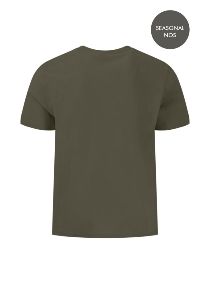 T-Shirt Μπλούζα Fynch Hatton FH25S014 Basic Dark khaki