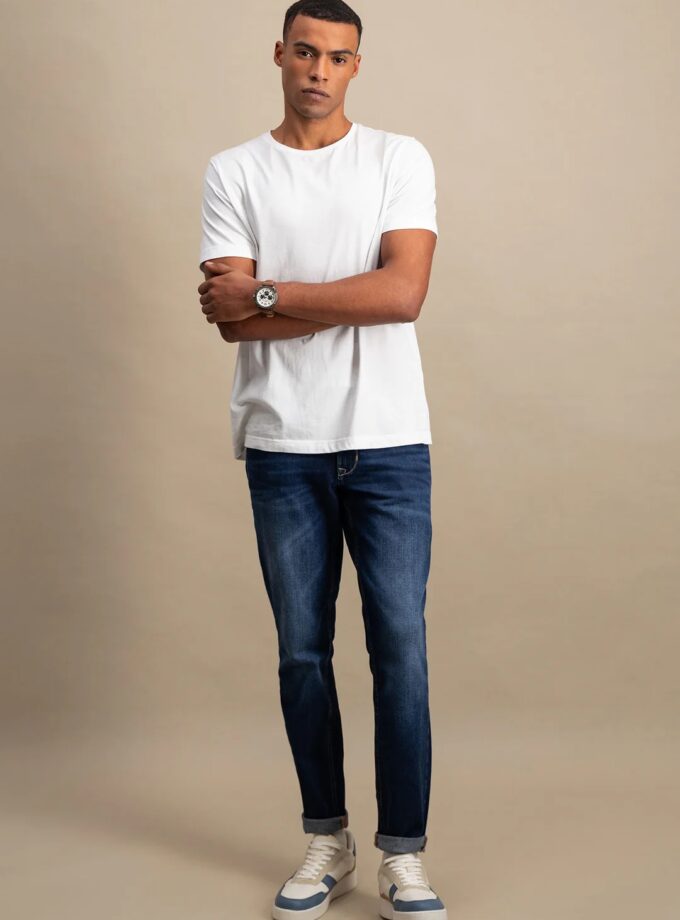 T-SHIRT ΜΠΛΟΥΖΑ Fynch Hatton FH25S021 T-Shirt Basic White