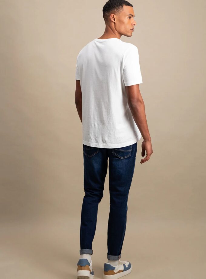 T-SHIRT ΜΠΛΟΥΖΑ Fynch Hatton FH25S021 T-Shirt Basic White
