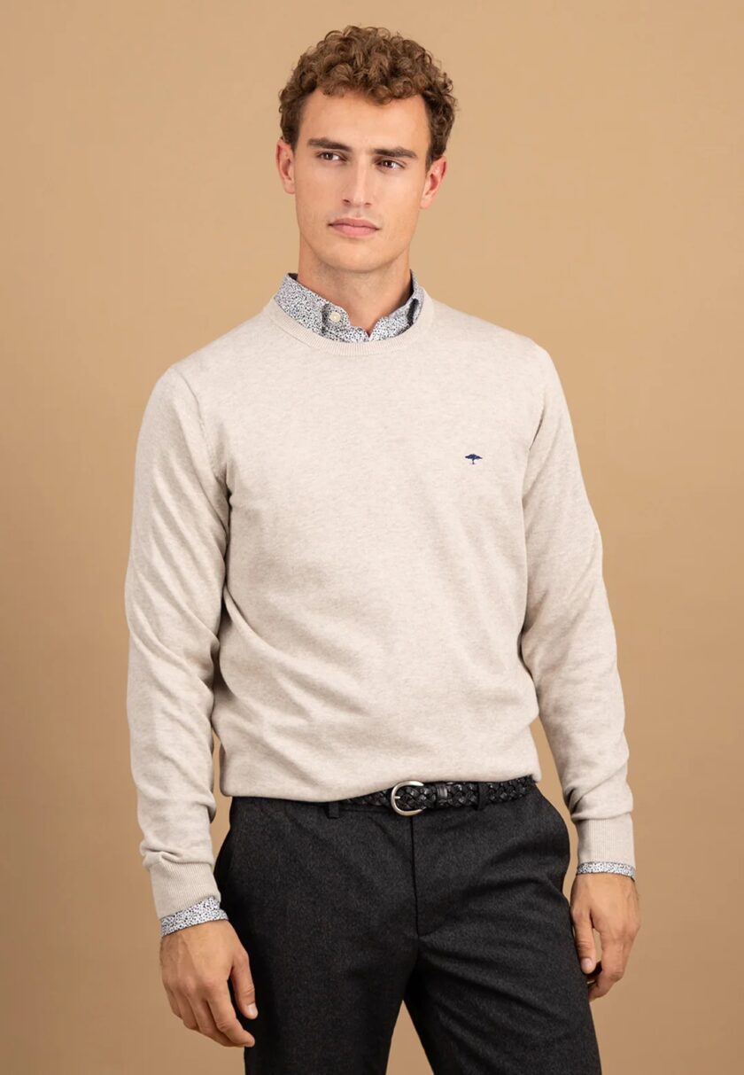 Πλεκτό-Πουλόβερ Fynch Hatton FH25W005 Winter White 4