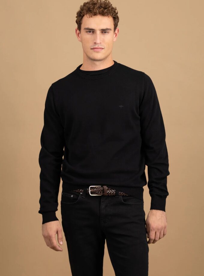 Πλεκτό-Πουλόβερ  Fynch-Hatton FH25W006 Black