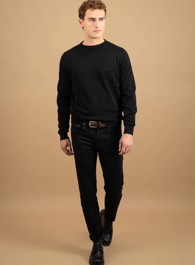 Πλεκτό-Πουλόβερ  Fynch-Hatton FH25W006 Black