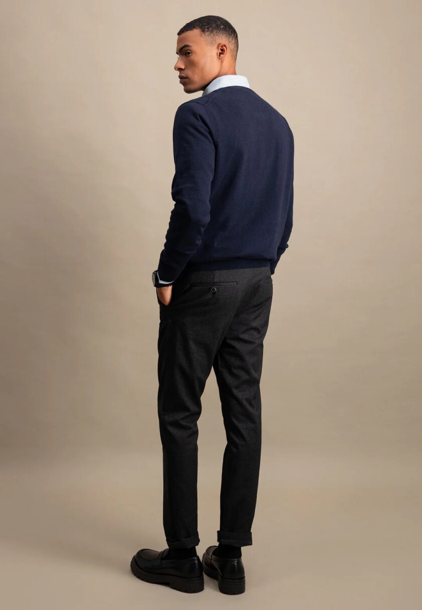 Πλεκτό-Πουλόβερ  Fynch-Hatton FH25W006 Navy 5