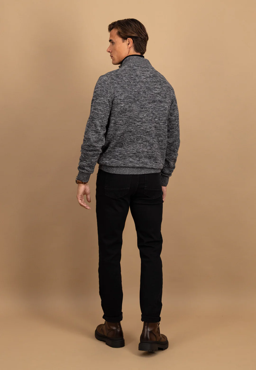 Πλεκτό – Πουλόβερ Fynch Hatton FH25W019 Charcoal Troyer 6 Πλεκτό – Πουλόβερ Fynch Hatton FH25W019 Charcoal Troyer 6