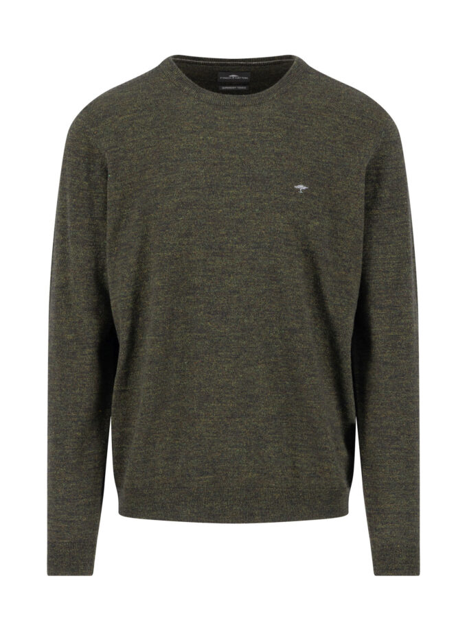 Πλεκτό-Πουλόβερ Fynch Hatton FH25W008 Dark Ivy Supersoft touch