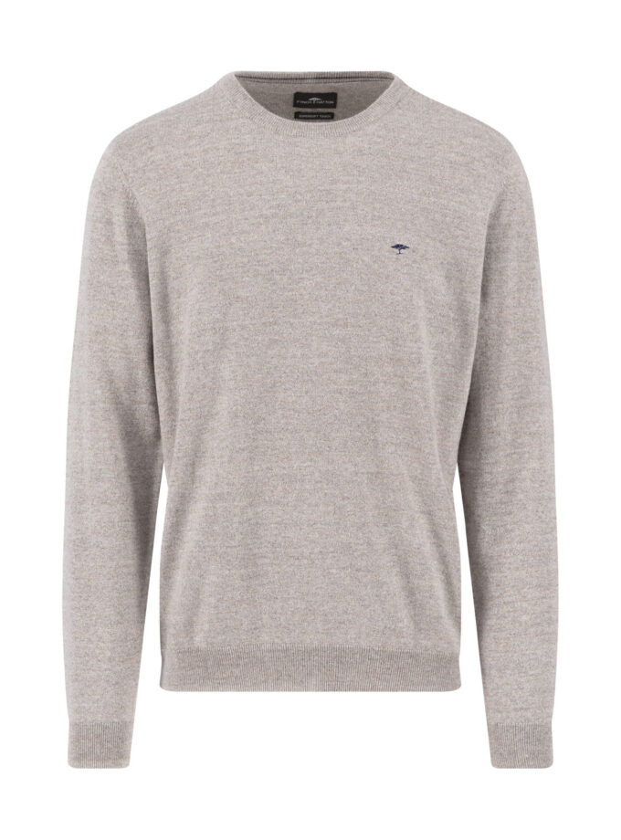 Πλεκτό-Πουλόβερ Fynch Hatton FH25W009 Light taupe Supersoft touch