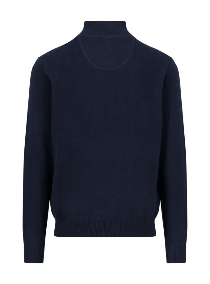 Πλεκτό - Πουλόβερ Fynch Hatton FH25W015 Halfzip Navy