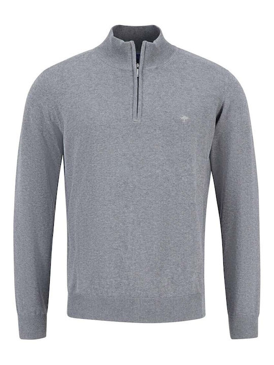 Πλεκτό – Πουλόβερ Fynch Hatton FH25W020 Halfzip Steel