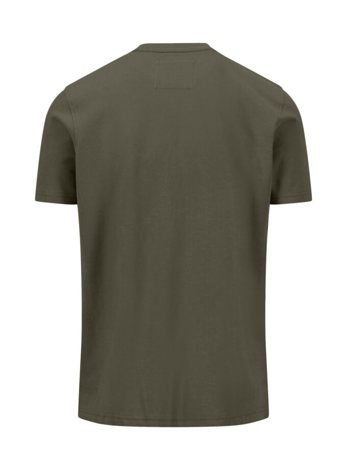 T-Shirt Μπλούζα Fynch Hatton FH26S026 Dark khaki soft piquet