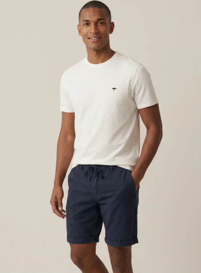 T-Shirt Μπλούζα Fynch Hatton FH26S025 New offwhite soft piquet