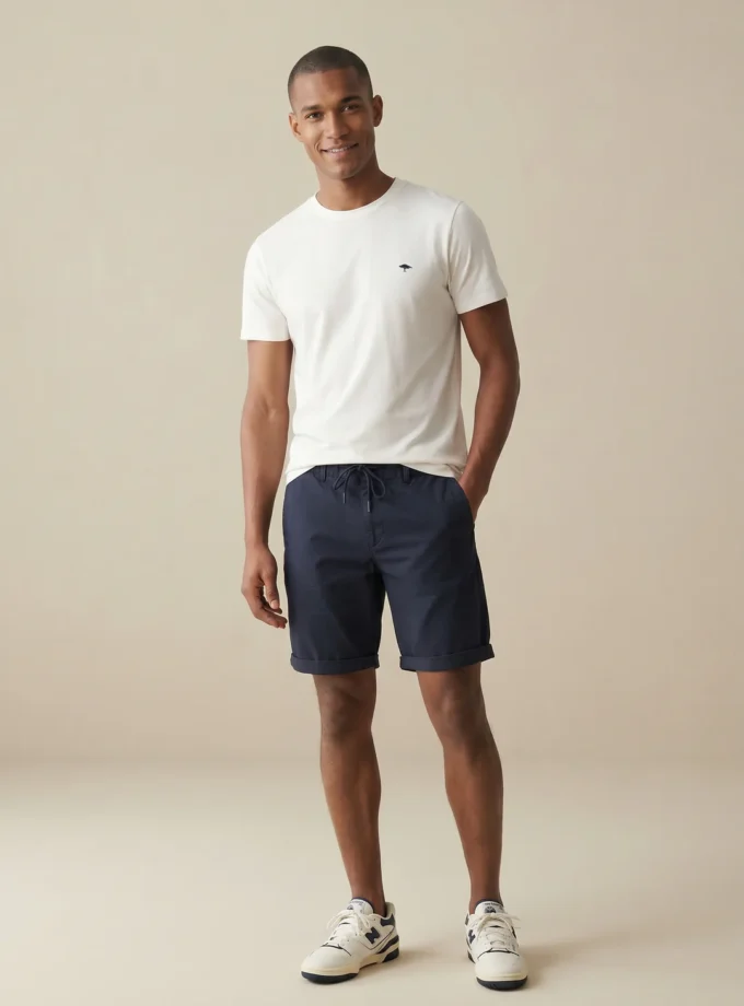 T-Shirt Μπλούζα Fynch Hatton FH26S025 New offwhite soft piquet