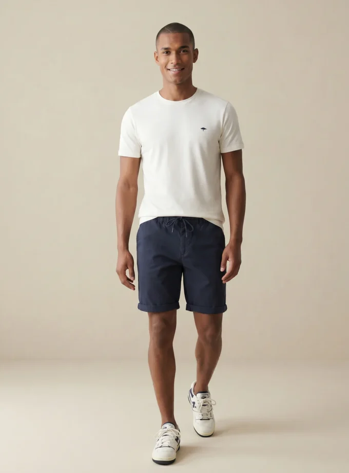 T-Shirt Μπλούζα Fynch Hatton FH26S025 New offwhite soft piquet