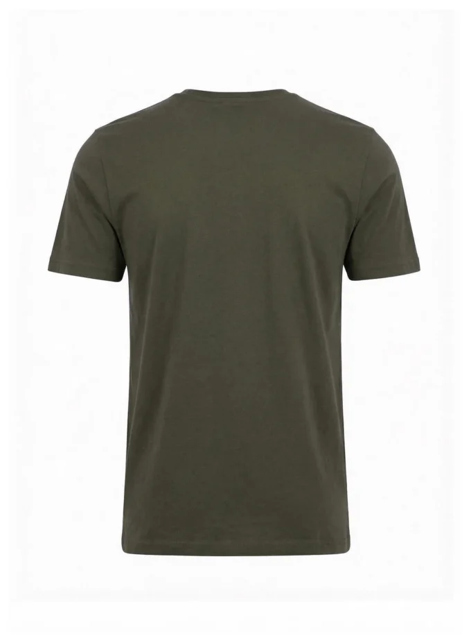 T-Shirt Μπλούζα Fynch Hatton FH26S021 Basic Dark khaki