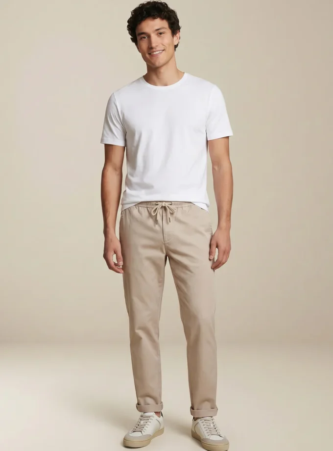 T-SHIRT ΜΠΛΟΥΖΑ Fynch Hatton FH26S016 Basic White