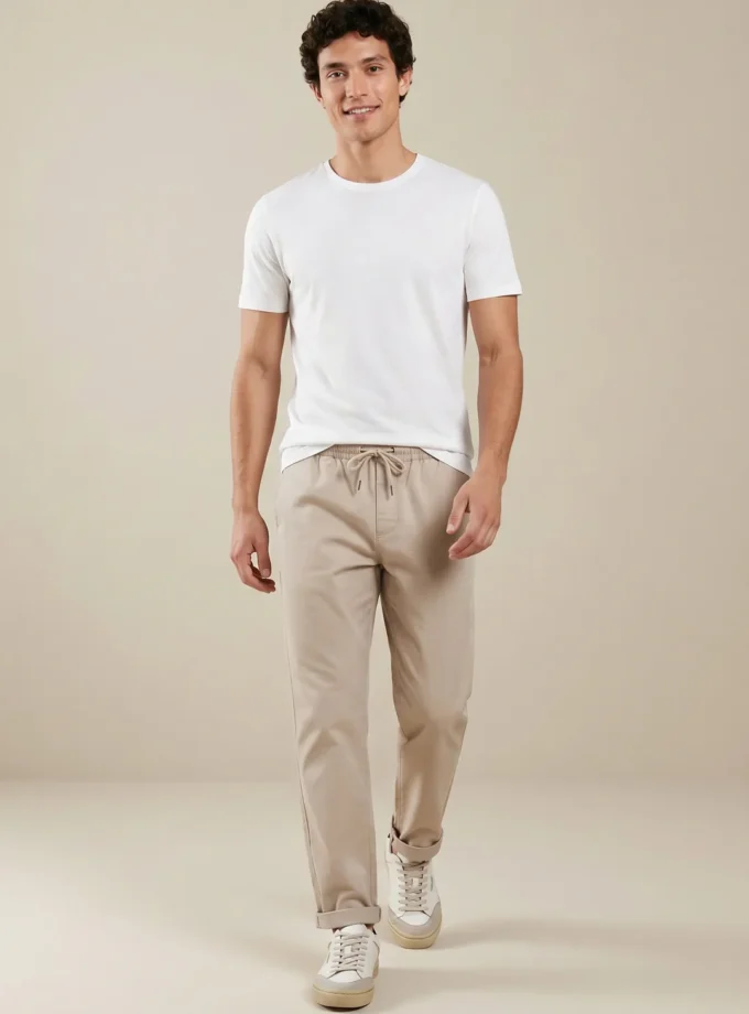 T-SHIRT ΜΠΛΟΥΖΑ Fynch Hatton FH26S016 Basic White
