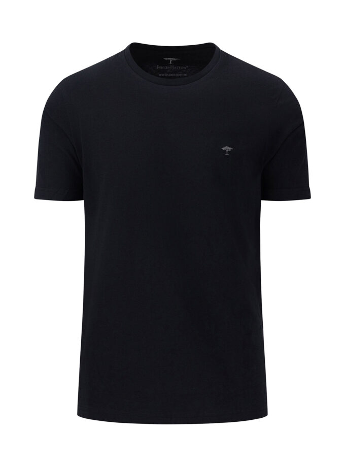 T-Shirt Μπλούζα Fynch Hatton FH26S017 Basic Black