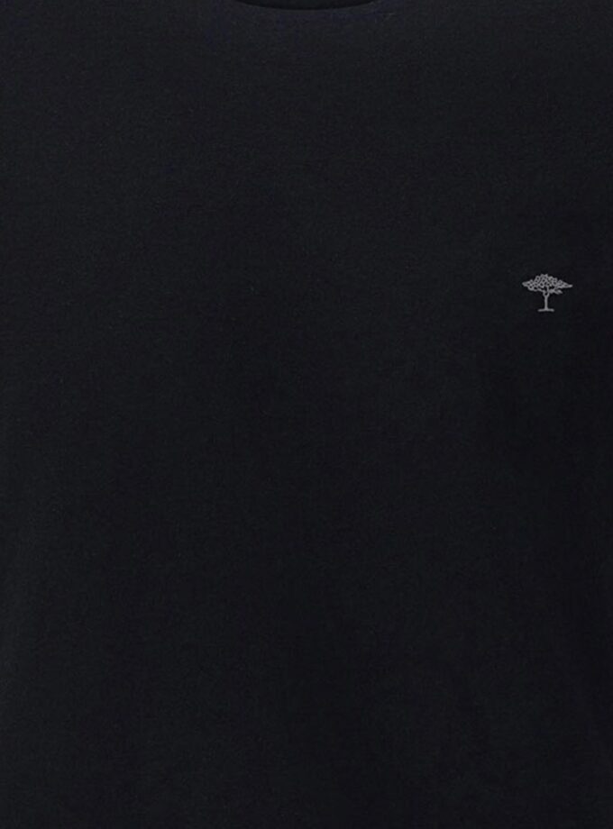 T-Shirt Μπλούζα Fynch Hatton FH26S017 Basic Black